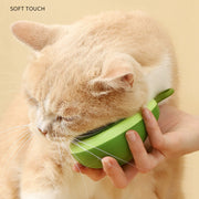 Creative Cat Grooming Comb Portable Massage Brush One-Button Remove Floating Hair Scraper Cats Dogs Pet Self Cleaning Tool Accessories